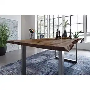 Esstisch Baumkante SAM Möbel Outlet, 180×90 cm, NOAH, Akazie