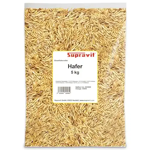 Futterhafer Supravit Hafer ganz 5kg, staubfrei & riecht gut