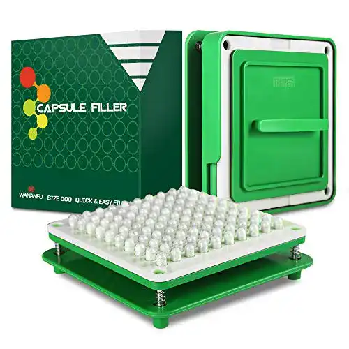 Kapselfüllmaschine wananfu, Kapselfüller 000, 100 Löcher
