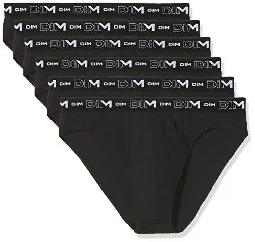Herren-Slips Dim Slip Coton Stretch Atmungsaktive Multipack x6