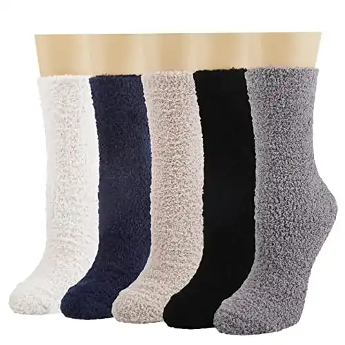 Die beste Kuschelsocken Damen HIALTODAY 5 Paar Flauschige Bettsocken 2026 Test Bestseller Kuschelsocken Damen HIALTODAY 5 Paar Flauschige Bettsocken