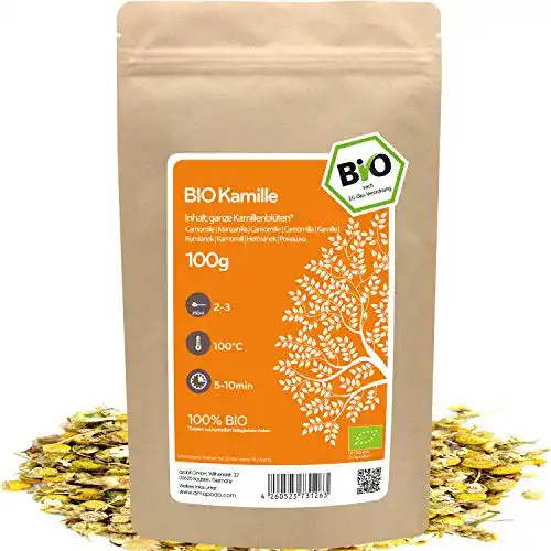 Die beste Bio-Kamillentee amapodo Kamillentee Bio 100g Kamillenblüten 2026 Test Bestseller Bio-Kamillentee amapodo Kamillentee Bio 100g Kamillenblüten