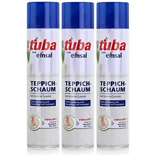 Teppichreiniger emsal 3x tuba Teppichschaum rasant 600 ml