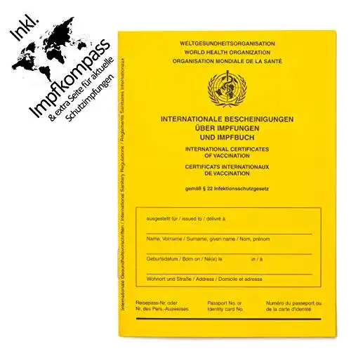 Impfpass Weidebach Standard, Neue Ausgabe Version 2021