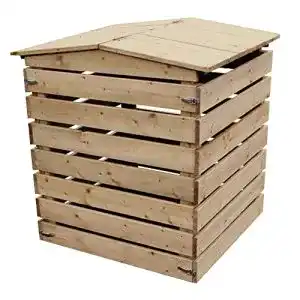 Komposter (Holz) Nativ Komposter aus Holz, 76x75x91 cm