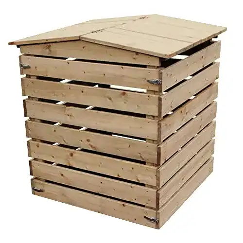 Komposter (Holz) Nativ Komposter aus Holz, 76x75x91 cm