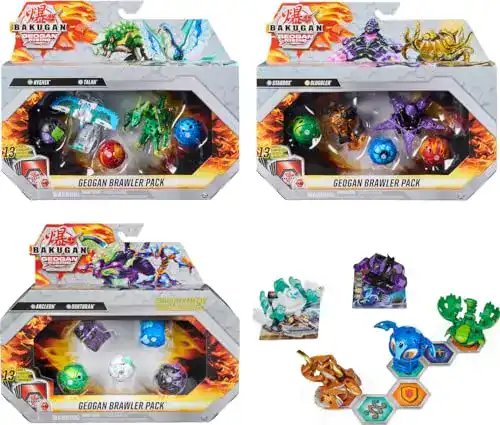 Bakugan BAKUGAN ‘Geogan Rising’ Geogan Brawler 5er Pack