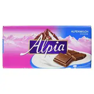 Alpia-Schokolade Alpia Schokolade Alpenvollmilch, 20 x 100 g