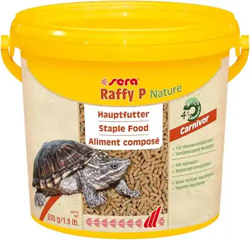 Wasserschildkrötenfutter sera Raffy P Nature 3,8 L (850 g)