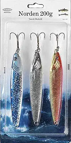 Pilker Fladen Norden 3er Pack, DREI verschiedenfarbige