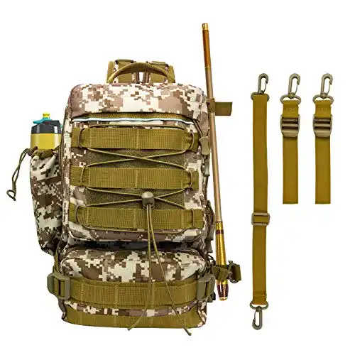 Die beste Angelrucksack mit Rutenhalter DOUBFIVSY Angelgerät wasserdicht 2026 Test Bestseller Angelrucksack mit Rutenhalter DOUBFIVSY Angelgerät wasserdicht