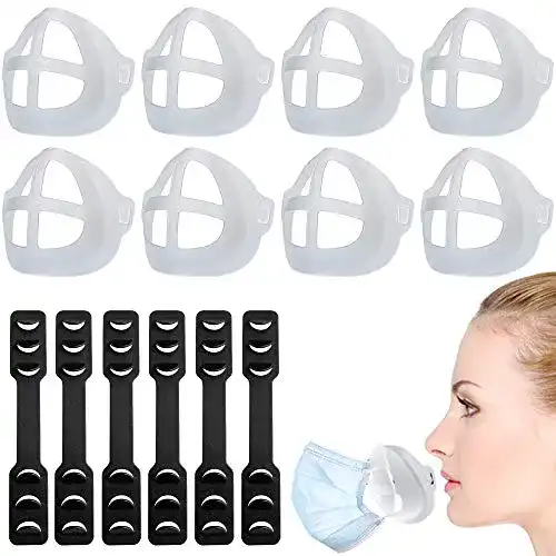 3D-Maskenhalterung Corrines 8 Stück Lippenstift-Schutz-Ständer