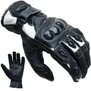 Motorradhandschuhe PROANTI Leder kurz Motorrad Handschuhe