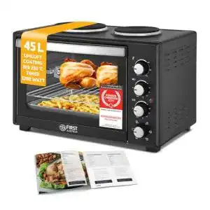 Minibackofen mit Kochplatten TZS First Austria, 45 Liter 3200 W