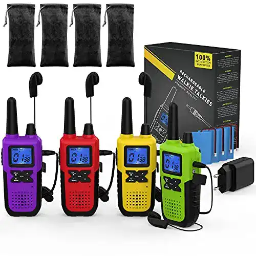 CB-Handfunkgerät Topsung 4 Long Distance Walkie Talkie, 4er Set