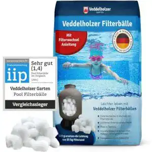 Filterbälle Veddelholzer Pool leichtestes Material ersetzt 25kg