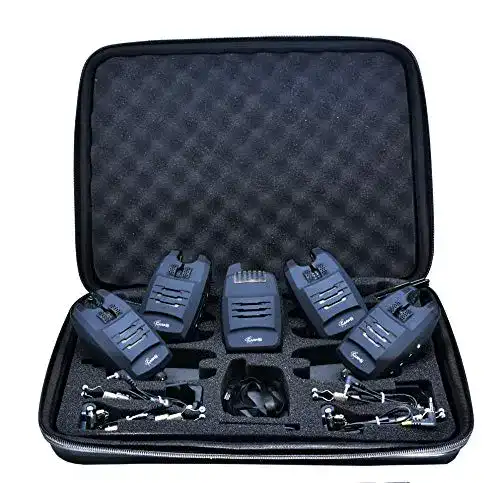 Bissanzeiger CARP ON CarpOn Set 4+1 + Swinger Funk 1:1 Anti Diebstahl 200m
