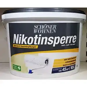 Nikotinsperre Schöner Wohnen weiß, matt für Innen 10 L