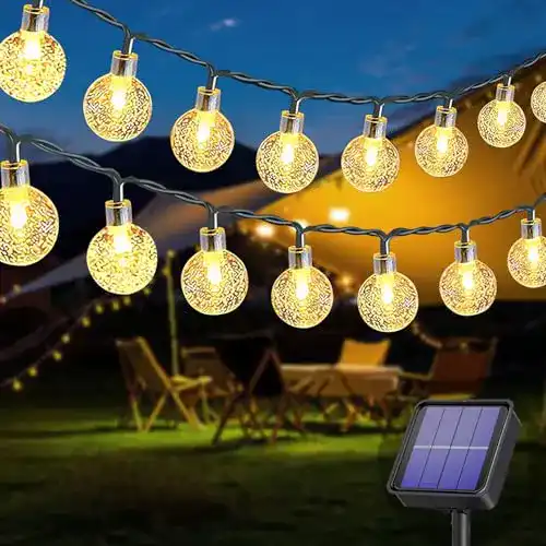 Solar-Lichterkette (außen) Augone Solar Lichterkette, 50LED