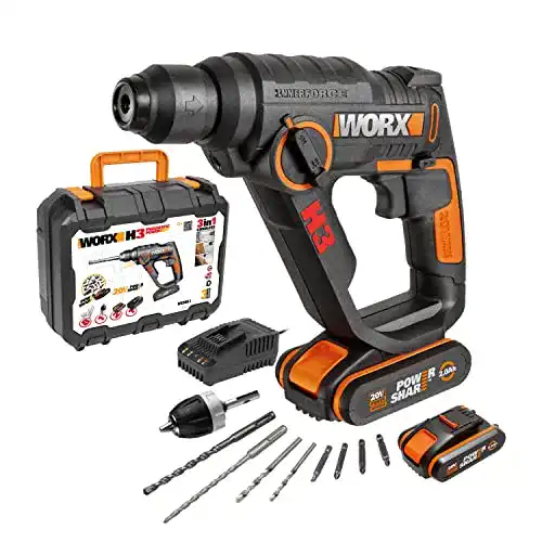 Akku-Bohrhammer WORX WX390.1 Bohrhammer SDS-plus – 20V