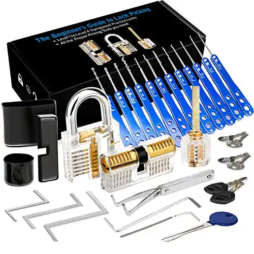 Lockpicking-Set Luxebell Lock Picking, 33 PCs Dietrich Set
