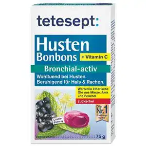 Hustenbonbons tetesept Husten Bonbons Bronchial-activ Zuckerfrei