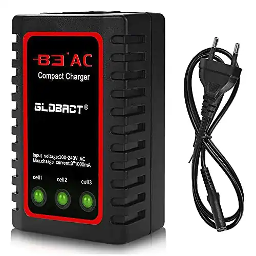 Modellbau-Ladegerät GLOBACT B3 Lipo Ladegerät für 2S 3S Lipo