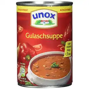Gulaschsuppe Unox Konzentrat Gulasch Suppe 3 Teller, 6 x 400 ml