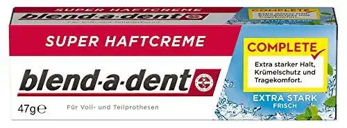 Haftcreme Blend-a-dent Complete Extra Stark Frisch Super-, 3er