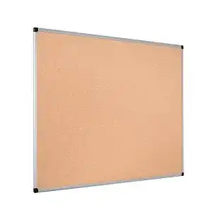Pinnwand Bi-Office Korktafel Maya mit Aluminiumrahmen