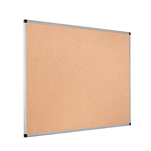 Pinnwand Bi-Office Korktafel Maya mit Aluminiumrahmen