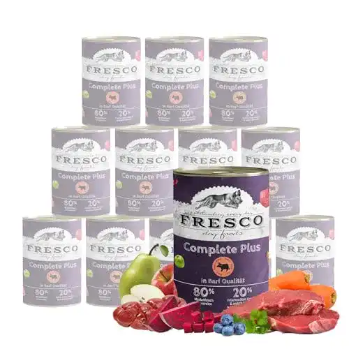 Fresco-Nassfutter Fresco Dog Vorteilspaket 12x 400gr. Complete