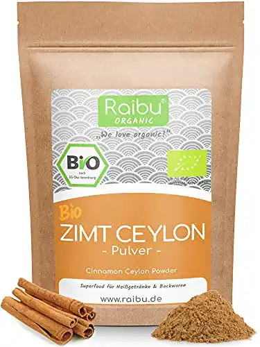 Ceylon-Zimt RAIBU ® Zimt Ceylon BIO 275g, gemahlen