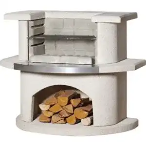 Buschbeck-Grill Buschbeck Gartengrillbar Venedig mit Edelstahl