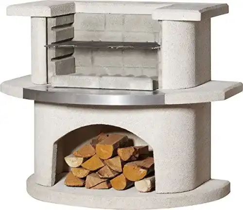Buschbeck-Grill Buschbeck Gartengrillbar Venedig mit Edelstahl