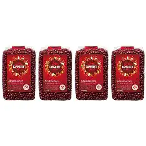 Azukibohnen Davert, Bio, für die asiatische Küche, 4 x 500g