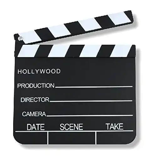 Filmklappe Schramm ® Regieklappe 20x18cm Kreidetafel