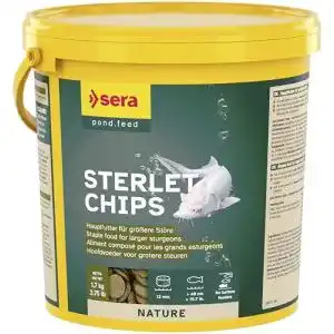 Störfutter sera Stör Chips XXL 3.800 ml, beige