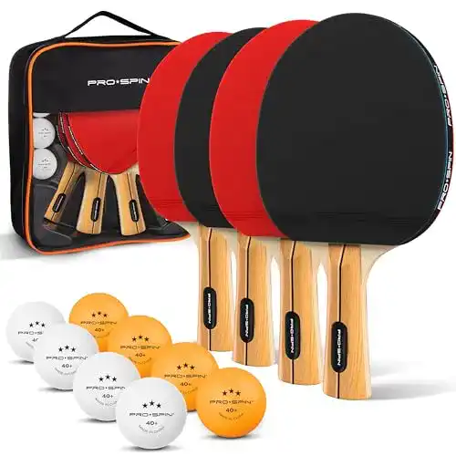 Tischtennisschläger-Set PRO SPIN PRO-SPIN Tischtennisschläger