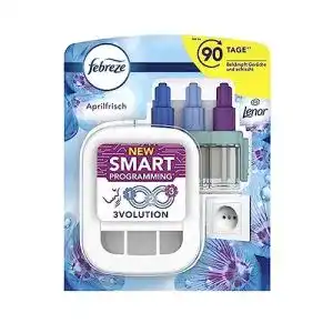 Duftstecker Febreze 3Volution, 20 ml, Lenor Aprilfrisch, Starterset