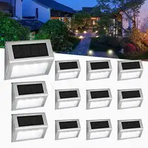 Gartenbeleuchtung Solar EASTERNSTAR Solarlampen, 12 Stück