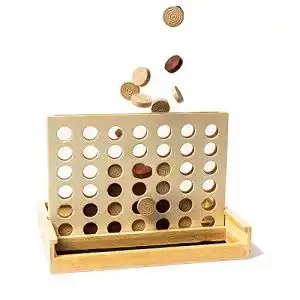Vier gewinnt pandoo neues Bambus Spiel, 4 Gewinnt