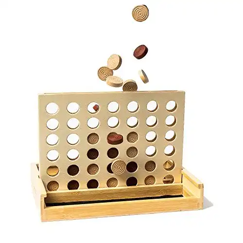 Vier gewinnt pandoo neues Bambus Spiel, 4 Gewinnt