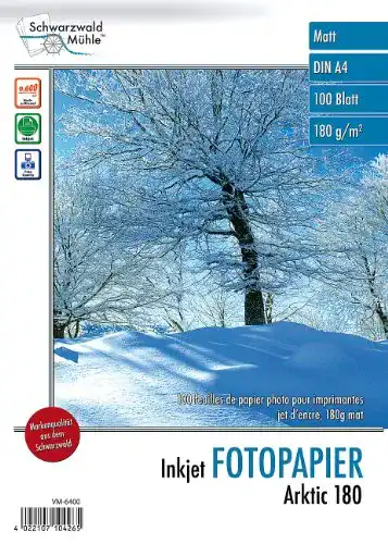 Fotopapier matt Schwarzwald Mühle Druckerpapier: 100 Blatt