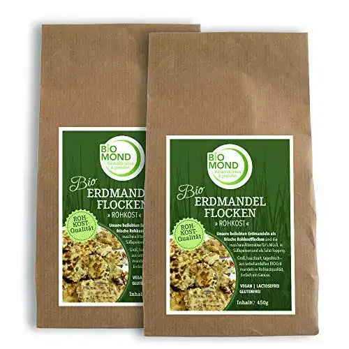 Erdmandelflocken BIOMOND “ROHKOST” 2 x 450 g Vorteils-Set