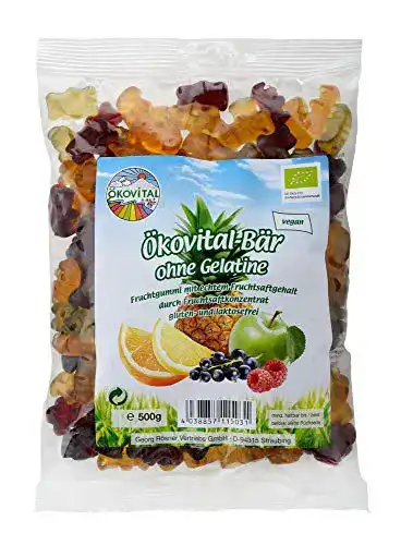 Gummibärchen Ökovital Bär ohne Gelatine, 500 g