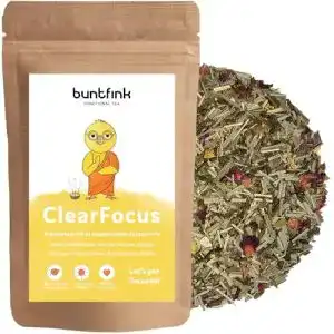 Kurkuma-Tee buntfink ®„ClearFocus“ Tee mit Sencha Grüntee, 60g