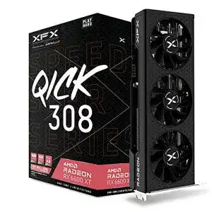 8GB-Grafikkarte XFX Speedster QICK308 Radeon RX 6600 XT Black