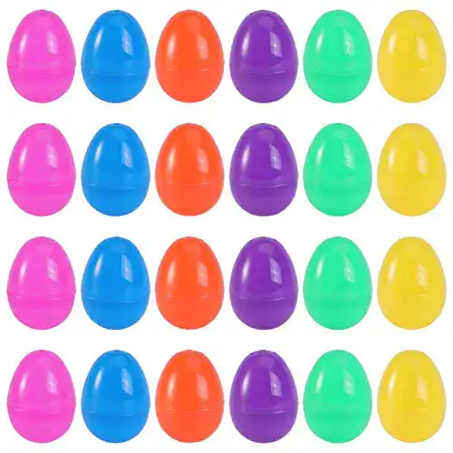 Plastik-Ostereier TOYANDONA 48 Stück Plastik Ostereier