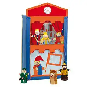Puppentheater roba Kasperletheater, inkl. 6 Handpuppen